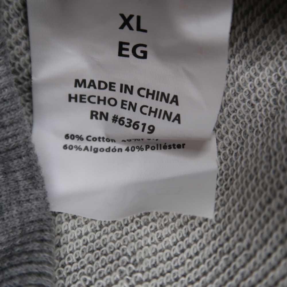 Bebe Sport Nailhead Zip Hoodie Heather Gray BB2366BB $99 - Picture 7 of 8